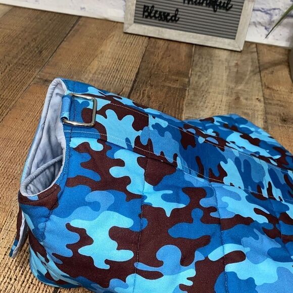 Handmade quilted dog vest/coat camo print - Picture 8 of 8